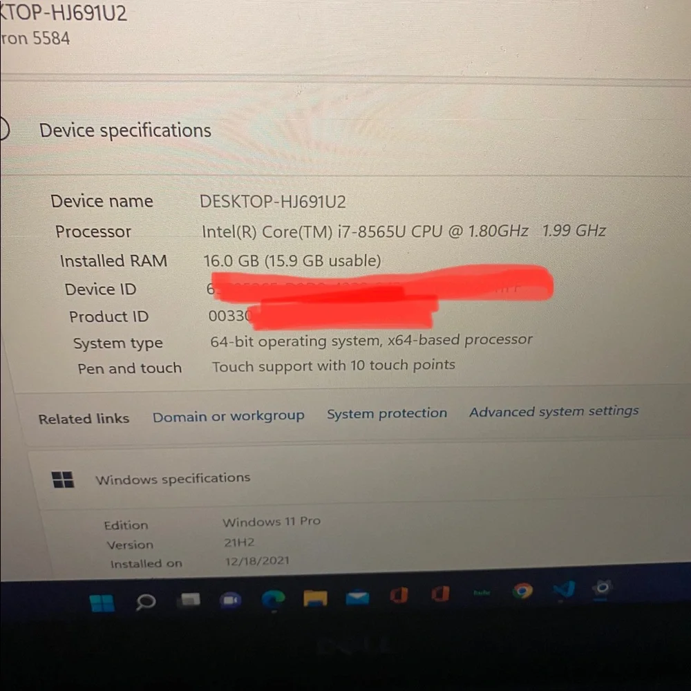 Dell Inspiron 5584